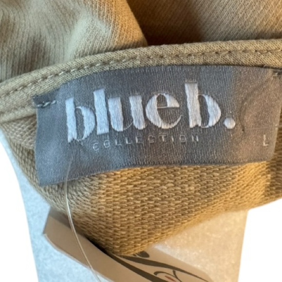 Blueb Edgy Chain Detail Crop Top – Tan | Size Large - Picture 6 of 7